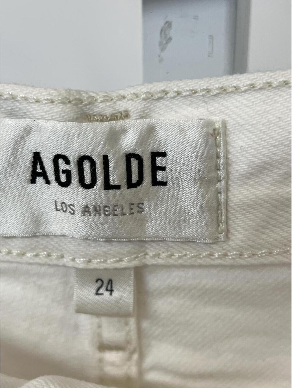 flaw Agolde INDRA SHORT IN FORTUNE COOKIE - Picture 5 of 7